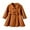 Brown, variant on Kids Baby Girls Wool Dress Coats Fall Winter Warm Windbreaker Jacket Toddler Lapel Button Jacket Trench Outerwear for Girls 1-6 Years Old