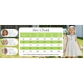 thumbnail image 5 of Arshiner Toddler Girl Summer Dresses Casual Sleeveless Button Down Swing Flowy Tiered Midi Sundress with Pockets, 5 of 6