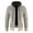 Beige, variant on Mens Heavy Warm Sherpa Fleece Lined Hoodie Jackets Long Sleeve Full Zip Up Thick Cable Knitted Cardigan Sweater Coats with Pockets(Army Green,L)