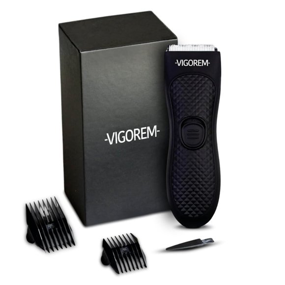 VIGOREM Light Rasuradora para hombre corporal y zonas íntimas,Impermeable grado IPX-6,cuchillas de cerámica anticorte diseño compacto ideal para viajar y llevar a todo