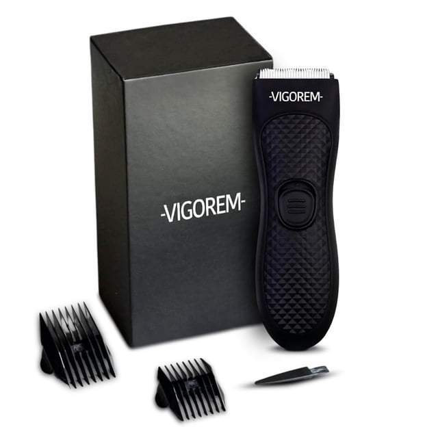 VIGOREM Light Rasuradora para hombre corporal y zonas íntimas,Impermeable grado IPX-6,cuchillas de cerámica anticorte diseño compacto ideal para viajar y llevar a todo