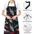 thumbnail image 6 of Lsque Fishing Lure Waterproof Apron Chef Aprons for Men Heavy Duty Chemical Work Apron Extra Long Grilling Aprons with Adjustable Bib Apron, 6 of 9