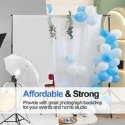 EMART Photo Backdrop Stand 10 x 7 ft, Adjustable Metal Photography Background Support System Kit