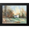 thumbnail image 2 of Calcasola, Stephen 14x12 Black Modern Framed Museum Art Print Titled - Back Road Bungalow, 2 of 5