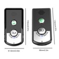 thumbnail image 2 of Intercomunicador de voz de 2 vías ABS Unidad de sistema de timbre intercomunicador inalámbrico (negro), 2 of 5