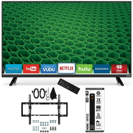 Vizio D50-D1 – D-Series 50-Inch Full Array LED Smart TV Flat + Tilt Wall Mount Bundle includes TV, Flat & Tilt Wall Mount Ultimate Kit and Power Strip with Dual USB Ports Vizio D50-D1 – D-Series 50-Inch Full Array LED Smart TV Flat + Tilt Wall Mount Bundle includes TV, Flat & Tilt Wall Mount Ultimate Kit and Power Strip with Dual USB Ports
