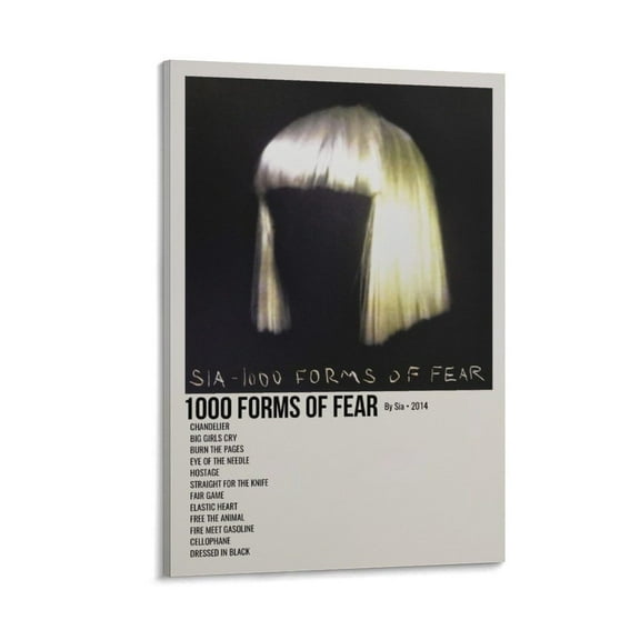 Sia 1000 Forms Of Fear Canvas Poster Wall Decorative Art Painting Living Room Bedroom Decoration Gift