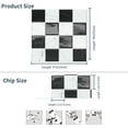 thumbnail image 5 of 10 Sheets Peel and Stick Backsplash - 9" x 9" 3D Adhesive Peel and Stick Tile Backsplash for Kitchen Bathroom,Checkerboard Checkered Stickers, 5 of 12