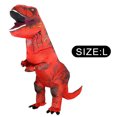 thumbnail image 2 of Disfraz inflable de tiranosaurio, disfraz de Halloween, juego de rol, disfraz inflable de dinosaurio musculoso realista, 2 of 5