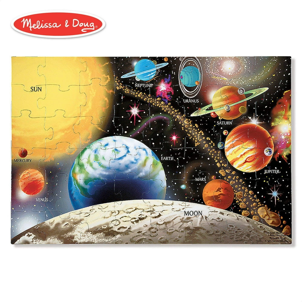 Melissa & Doug Solar System Floor Puzzle (Floor Puzzles, EasyClean