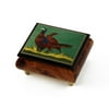 Handcrafted Birds Theme Italian Music Box with Pheasant Inlay - Under the Sea (The Little Mermaid)