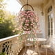thumbnail image 5 of Guirnaldas artificiales de campanillas para colgar en la pared, ideales para cestas colgantes de jardín al aire libre | Flores artificiales realistas para decorar porches y patios, 5 of 6