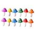 thumbnail image 5 of Masteelf Adorable Mini Mushroom Ornaments for Decoration Made of Composite Material Assorted Color 12pcs, 5 of 8