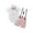 Pink, variant on CARETOO Baby Boy Clothes Suit Romper Shorts Suspender Pants Bowtie Formal Outfits 95% Cotton 3pcs