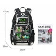 thumbnail image 3 of My World Bag, Large Capacity Backpack, With USB Interface, Primary And Secondary School Students Shoulder Bag-Jinjin, 3 of 3