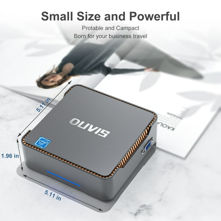 OUVIS Mini PC Windows 10 Pro, Mini Desktop Computer Intel OUVIS Mini PC Windows 10 Pro, Mini Desktop Computer Intel