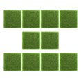 thumbnail image 3 of Shisuyan Tapis de Gazon Factice Intérieur Vert Gazon 10 Pcs 5.9X5.9X0.2In, 3 of 8