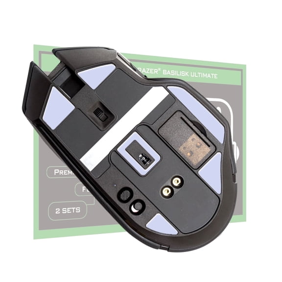 TALONGAMES Mouse Feet For Basilisk Ultimate Wireless Gaming Mouse, Gray, New, 2 Count, 1 Pack
