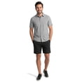 thumbnail image 2 of Cafe Luna Men’s and Big Men’s Geo Printed Panels Short Sleeve Button-Down Shirt, S-5XL, 2 of 8