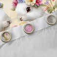 thumbnail image 4 of Feelyou Cute White Bunnies Blackout Curtains Set of 2 (52x84 Each) for Teen, Kawaii Easter Egg Window Curtains, Happy Spring Festival Curtains and Drapes, Blackout Curtains Room Decor, 4 of 6