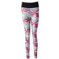 thumbnail image 2 of Pantalones Deportivos Elástico Geométrico Estampado Apretados Aptitud Entrenamiento Yoga S Yinane Leggings de yoga gimnasio, 2 of 8
