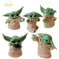 thumbnail image 2 of Juego de 5 figuras de anime Star Wars Yoda, juguete de acción, modelo Mandalorian, 11 Afortunado Sencillez, 2 of 2