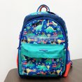 thumbnail image 4 of Mochila auténtica australiana con diseño de dinosaurio sonriente, mochila para estudiantes, cartera, bolso cruzado, estuche extensible para lápices, para niños, 4 of 5