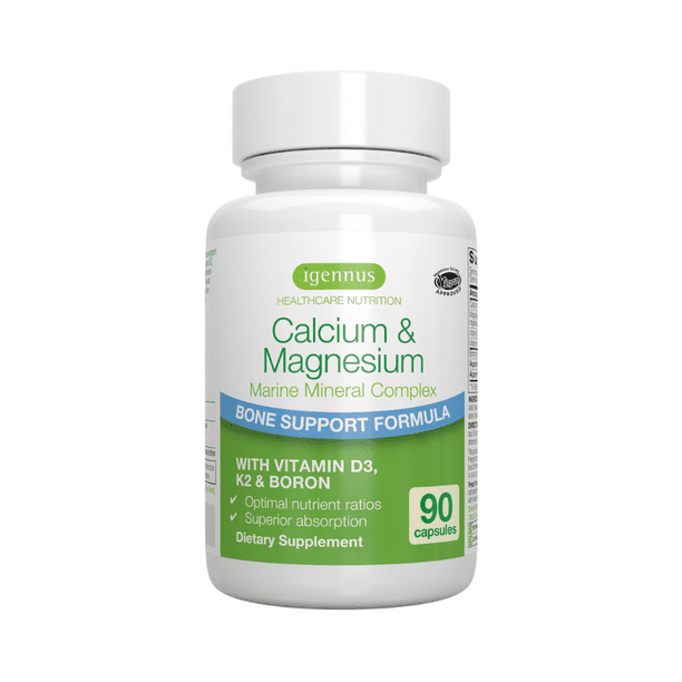 Calcium & Magnesium, 21 Plant Based Mineral Complex with Boron