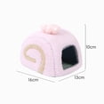 thumbnail image 3 of Creatine Cozy Winter Hamster Insulated For Small Warm Hideout & Bedding, 3 of 5