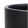 thumbnail image 4 of SAFAVIEH Jesper Modern Glam Round Patio Planter with Stand, Natural/Black, 4 of 7