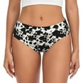 thumbnail image 1 of Fotbe Cow Skin 1 Calzones Estampados para Mujer – Ropa Interior de Algodón, Cómoda, Suave y Elástica-3X-Large, 1 of 6