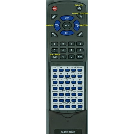 Replacement Remote for SHERWOOD RTRMRVD60, RMRVD60