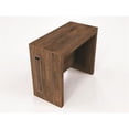 thumbnail image 3 of Modern Erika Engineered Wood Italian Extendable Console Table in Brown, 3 of 6