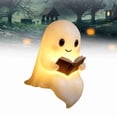 thumbnail image 1 of Linda Lámpara De Libro De Lectura De Fantasmas, 2025 Nueva Lámpara De Fantasma De Halloween, Lámparas De Fantasmas De Resina 3D, Figura Fantasma De Interior Divertida Para La, 1 of 7
