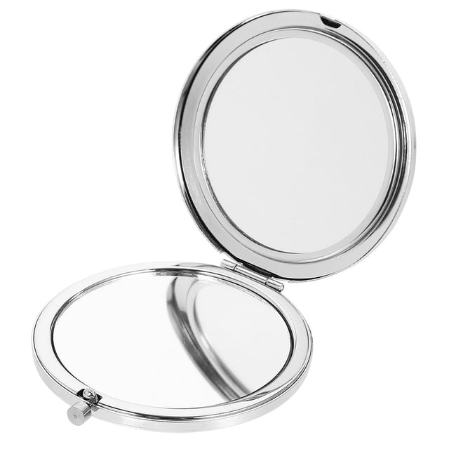 NUOLUX Espejo De Para Novia Compacto Plateado Para Viaje Con Y Duradero