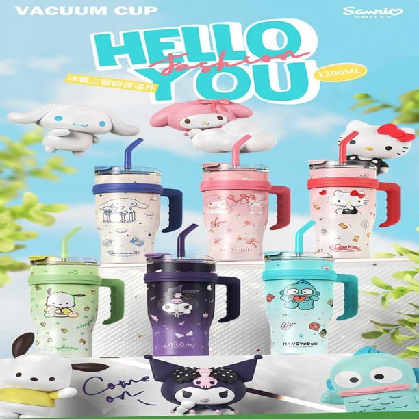 Sanrio Hello Kitty Thermos Bottle 1200ml My Melody Sippy Water Cup