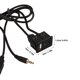 thumbnail image 2 of unbranded Extensor USB Panel Mount Para Auto Color Negro Con Jack 3.5mm Para Conexión De Audio, 2 of 8