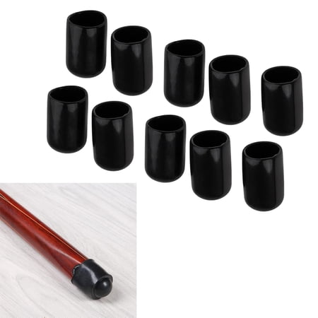 10x Pool Tips Rubber Covers Durable Pool Billiard Cover Caps, Rubber Billiard Pool Tips Head Cover, for Snooker Billiards Pool