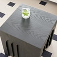 thumbnail image 4 of 16.15'' Square Side Table For Bedroom, Modern Black , Construction Table, Square, Small Space Accent Living Room,, 4 of 5