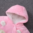thumbnail image 6 of Baby Newborn Baby Snowsuit Onesie Winter Coat Warm Fox Footie Romper for Infant Girls Boys, 6 of 9