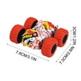 thumbnail image 2 of Qonioi Double Sided Stunt Car, Inertia Powered Off Road Vehicle Toy for Kids, Graffiti Model Car, Flip Action Toy Car, 2 of 2