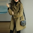 thumbnail image 3 of Cotton woolen coat for women - new thickened medium-length woolen coat, 3 of 7