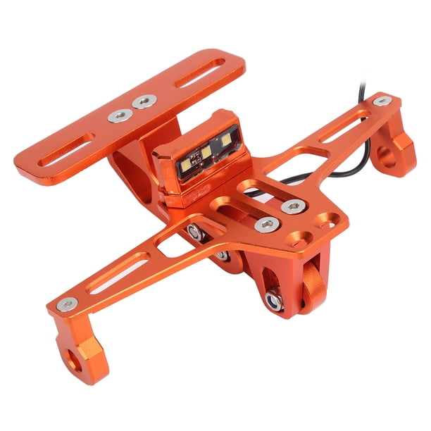 Soporte De Placa De Matrícula Trasera Para Motocicleta, Repuesto Naranja Con Lámpara, Para 1000 KX
