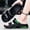 black, variant on Minimalist Sport Men’s Outdoor Summer Slippers, breathable open-toe slides, wear-resistant anti-slip build, waterproof functional design, daily casual shoes for backyard, dorm and outdoor walking