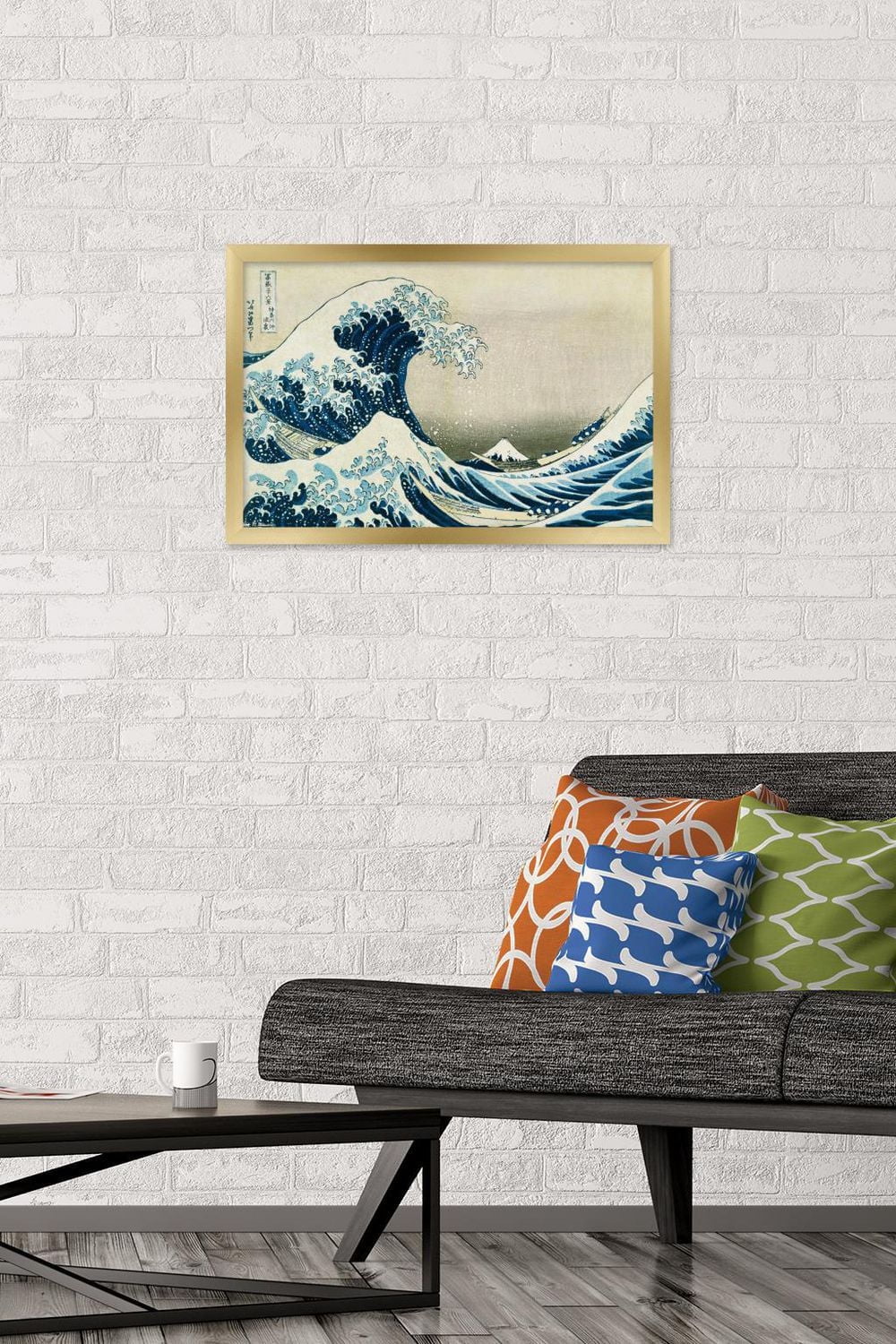 The Great Wave off Kanagawa by Hokusai Wall Poster