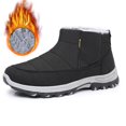 thumbnail image 5 of Xmyrz Mens Waterproof Snow Boots Indoor Versatile Recreation Non- Cozy Wide Calf Boots Winter Boots Mens Shoes, 5 of 9