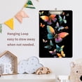 thumbnail image 2 of ALAZA Plastic Clipboard A4 Letter Size Decorative Clipboards for Students Women Men 9" x 12.5" Multicolor Butterfly, 2 of 6