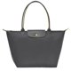thumbnail image 1 of Bolso de mano con forma de bola de masa de nailon para mujer, bolso de mano de gran capacidad con asa de cuero, impermeable, plegable, de un solo hombro, 1 of 5