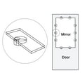 thumbnail image 5 of Uxcell 20Set 20mm Plastic Glass Retainer Clips Set for 3mm Thick Glass, White, 5 of 6