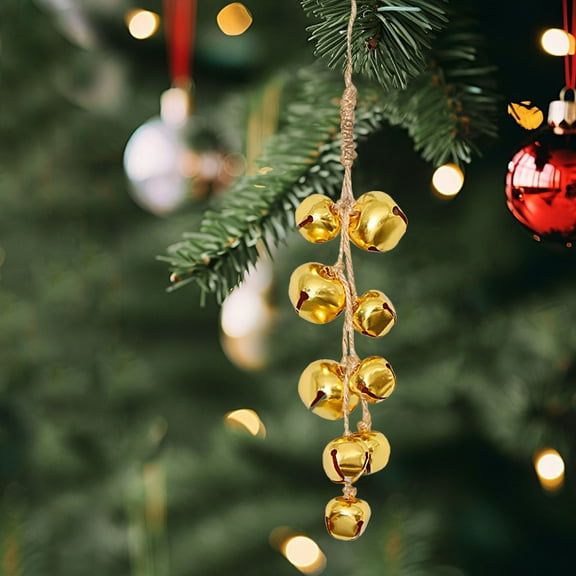ToyKingdee Christmas Bells, Christmas Tree Decor, Golden Christmasbells, Christmasgifts, Christmasdecorations, Jingle Bell